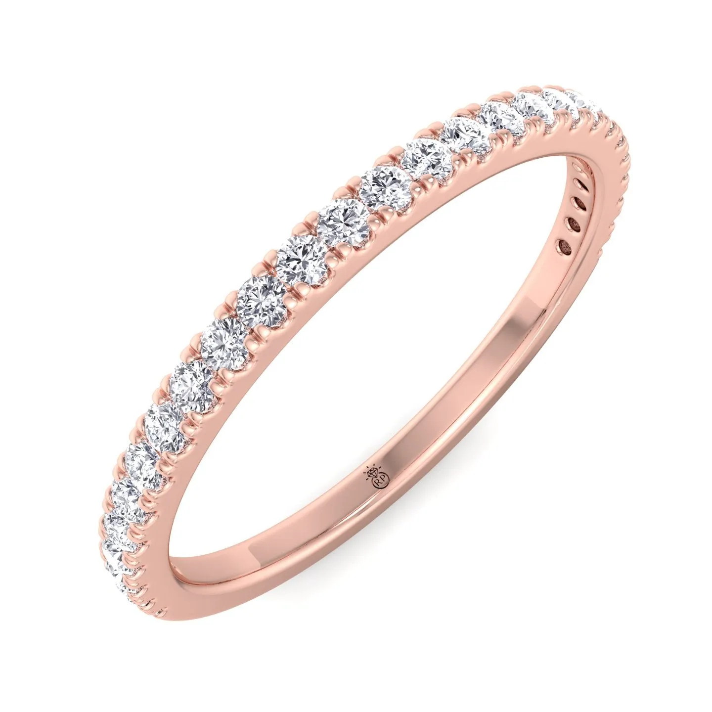Nevada - Stackable Pave Wedding Band (0.17 CT)