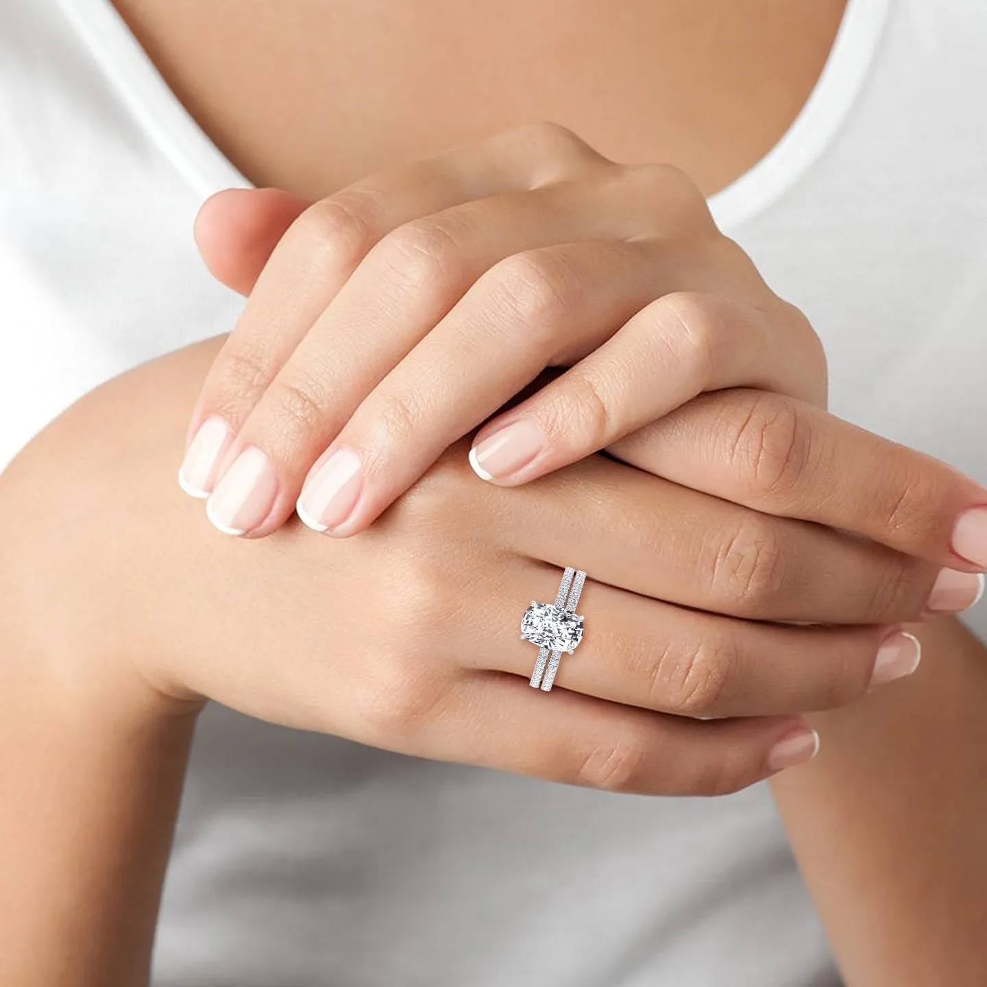 Nevada - Stackable Pave Wedding Band (0.17 CT)