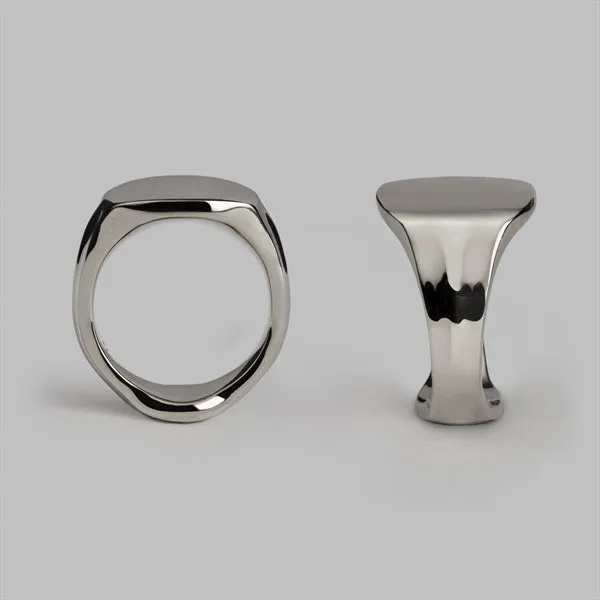 Palladium Signet Ring, Size Q