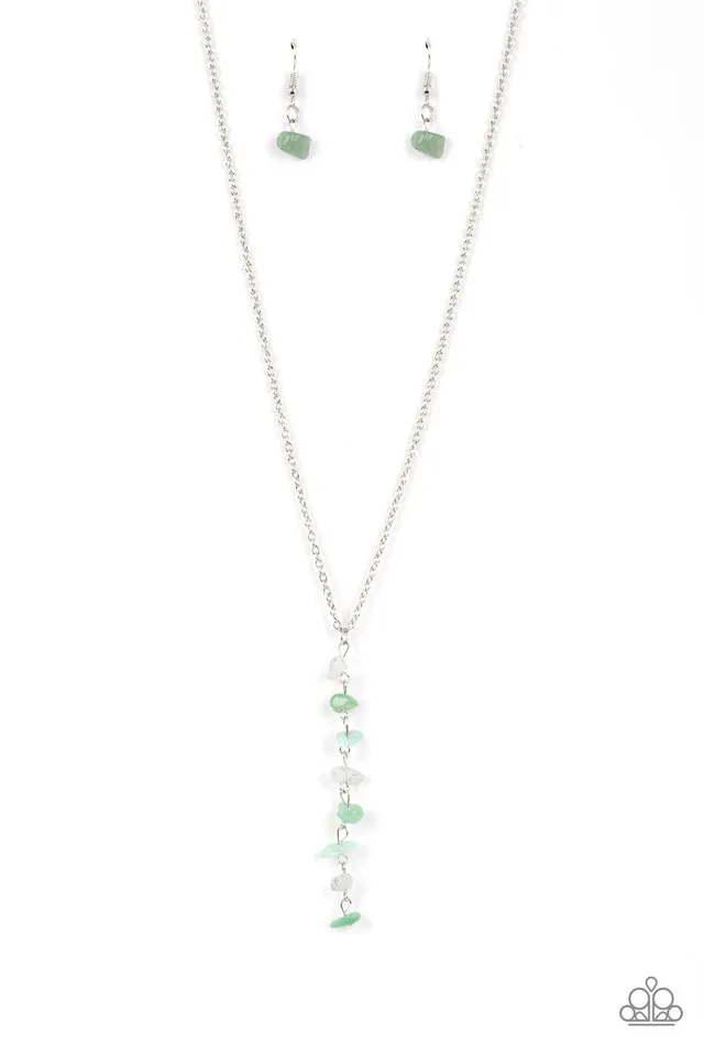 Paparazzi Necklace ~ Tranquil Tidings - Green