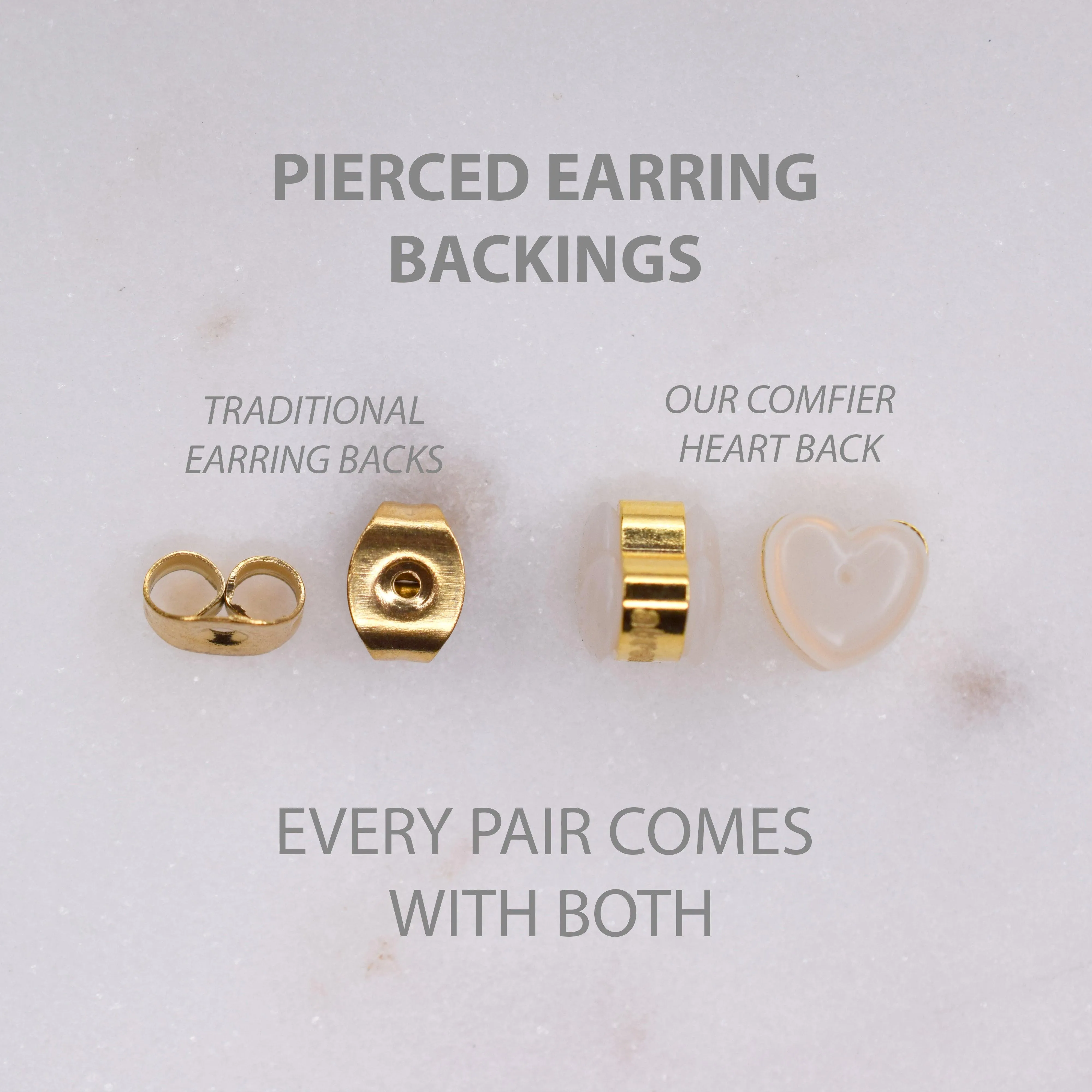 PEARL DANGLE HUGGIE HOOP EARRINGS IN GOLD