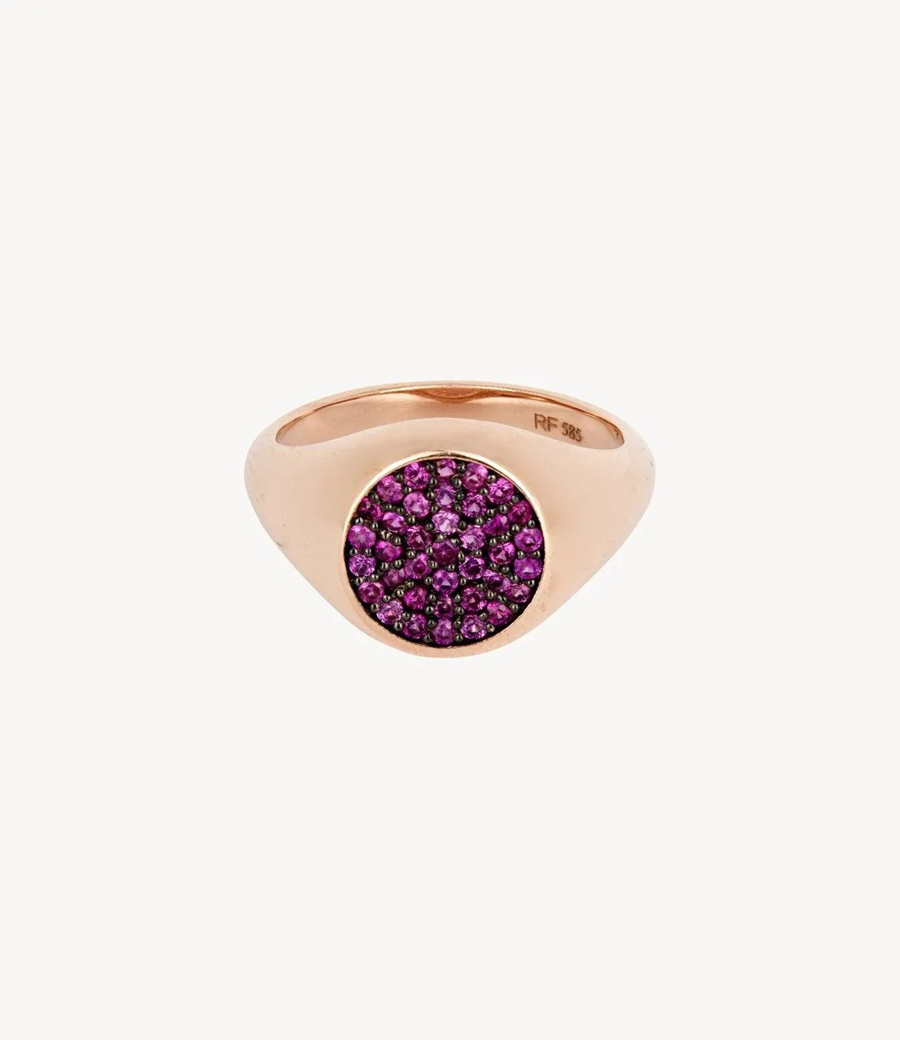 Pink Sapphire Signet Ring
