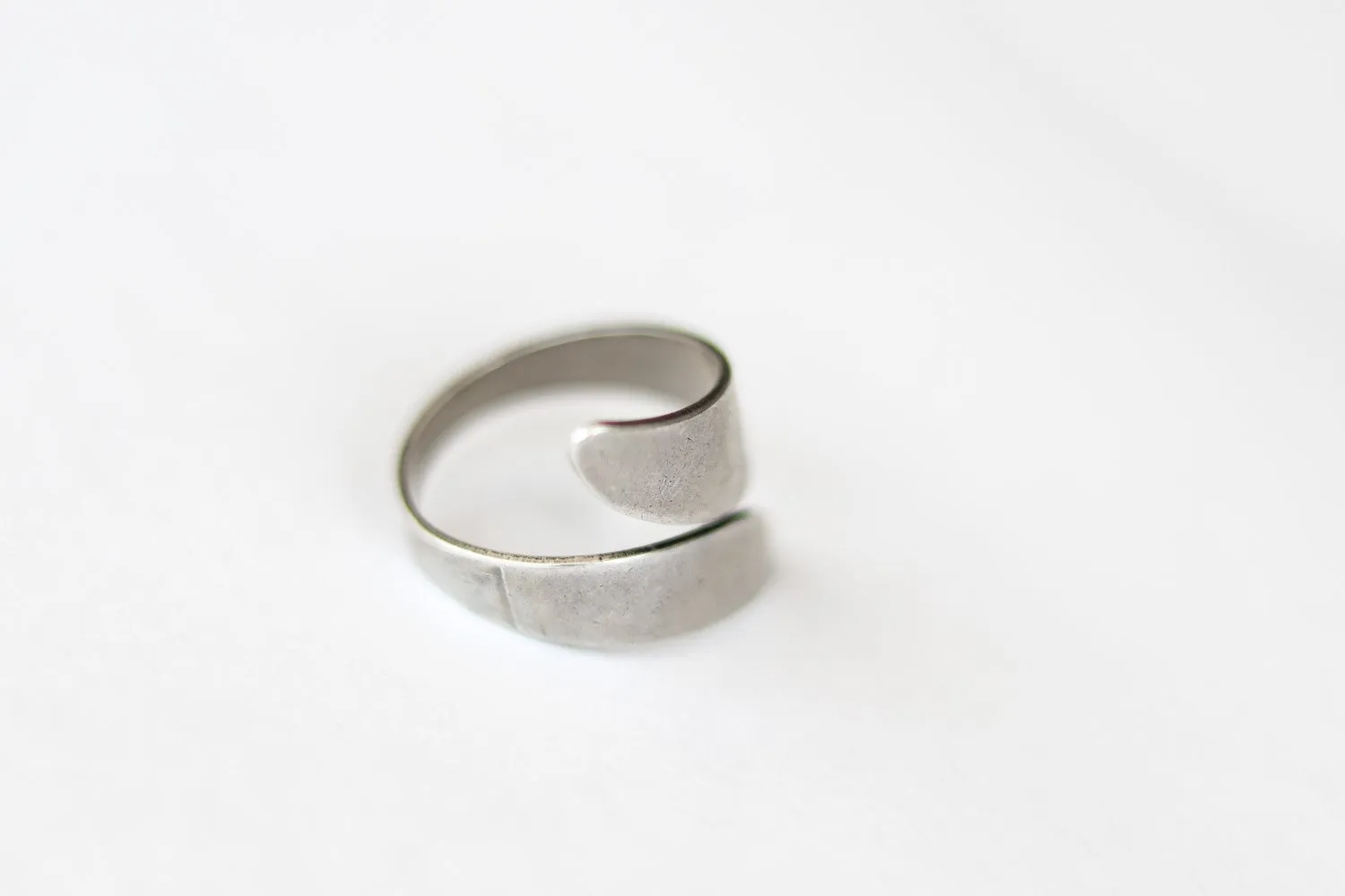 Ring for men, silver wrapped ring, men's ring, boyfriend gift for him, adjustable ring, ring, minimalist mens jewelry, wrap twist wire ring