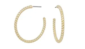Rope Hoop Earrings