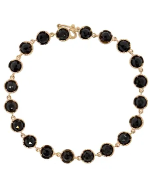 Rose Cut Onyx Bracelet