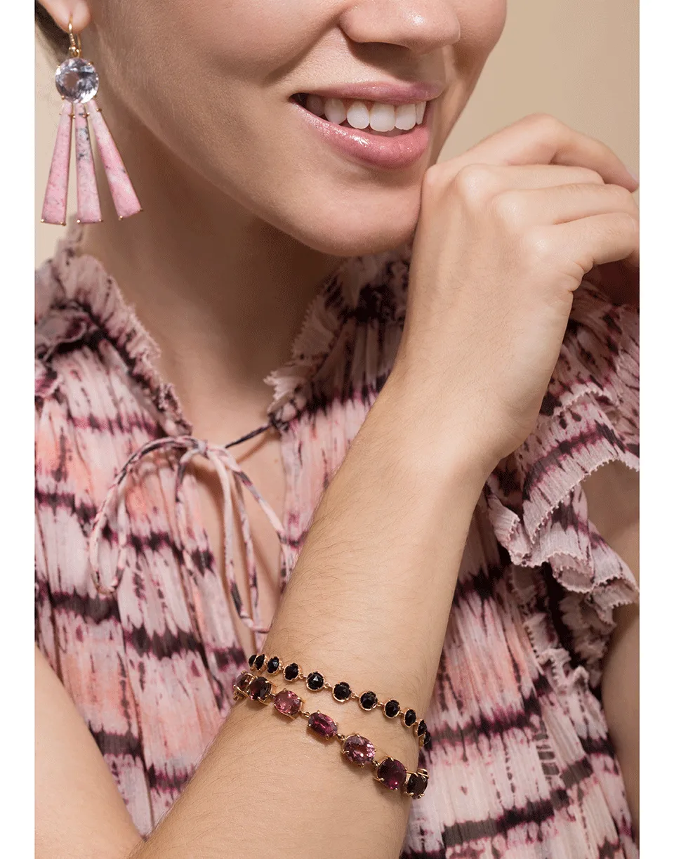 Rose Cut Onyx Bracelet