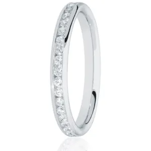 Round Brilliant Cut Channel Set .25ct