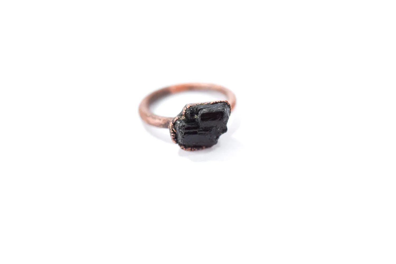 SALE Black tourmaline ring | Black tourmaline  ring