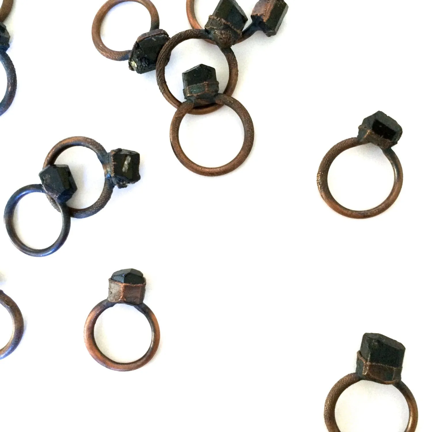 SALE Black tourmaline ring | Black tourmaline  ring