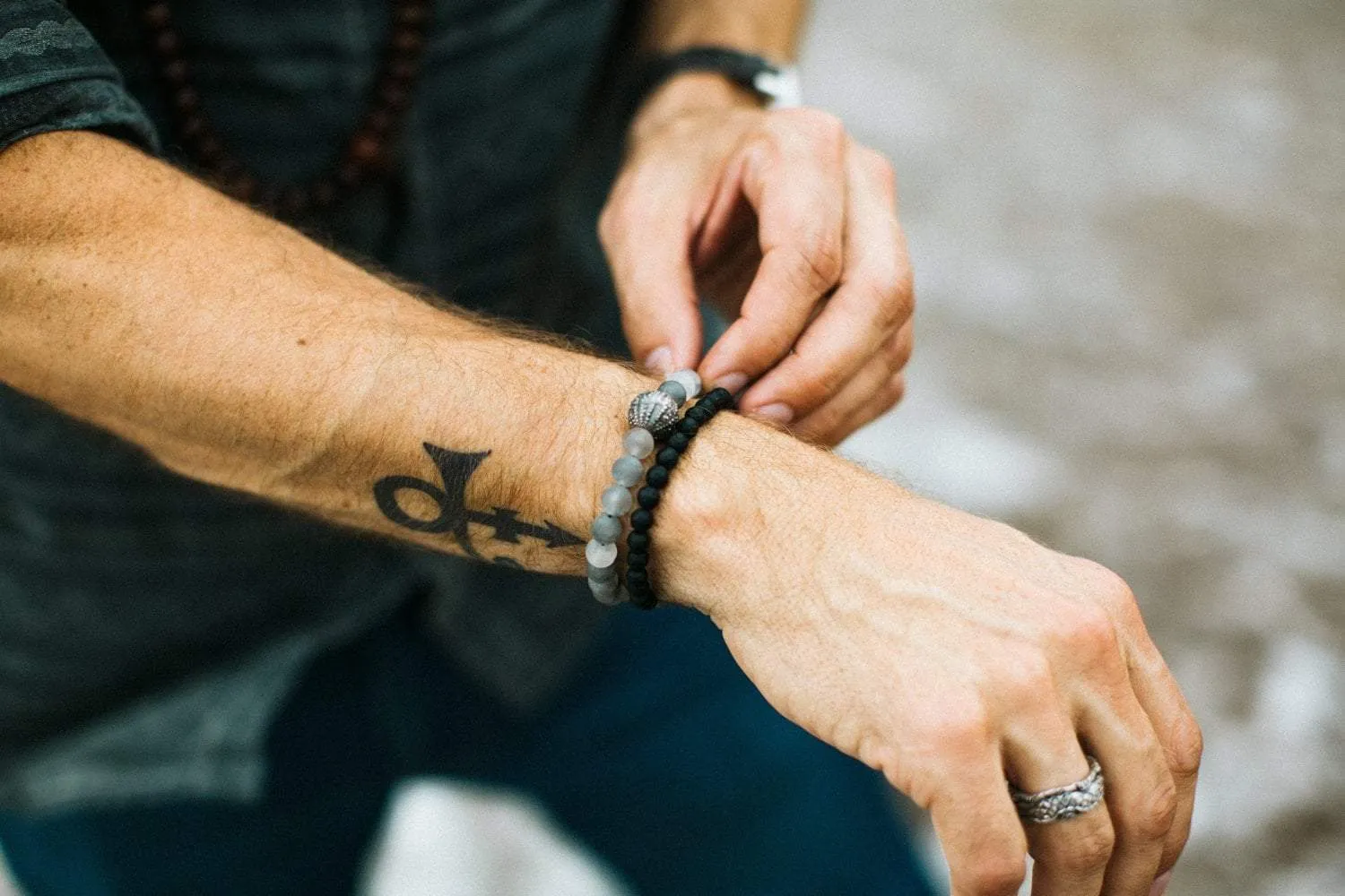Seed of Consciousness Double Wrap Mala
