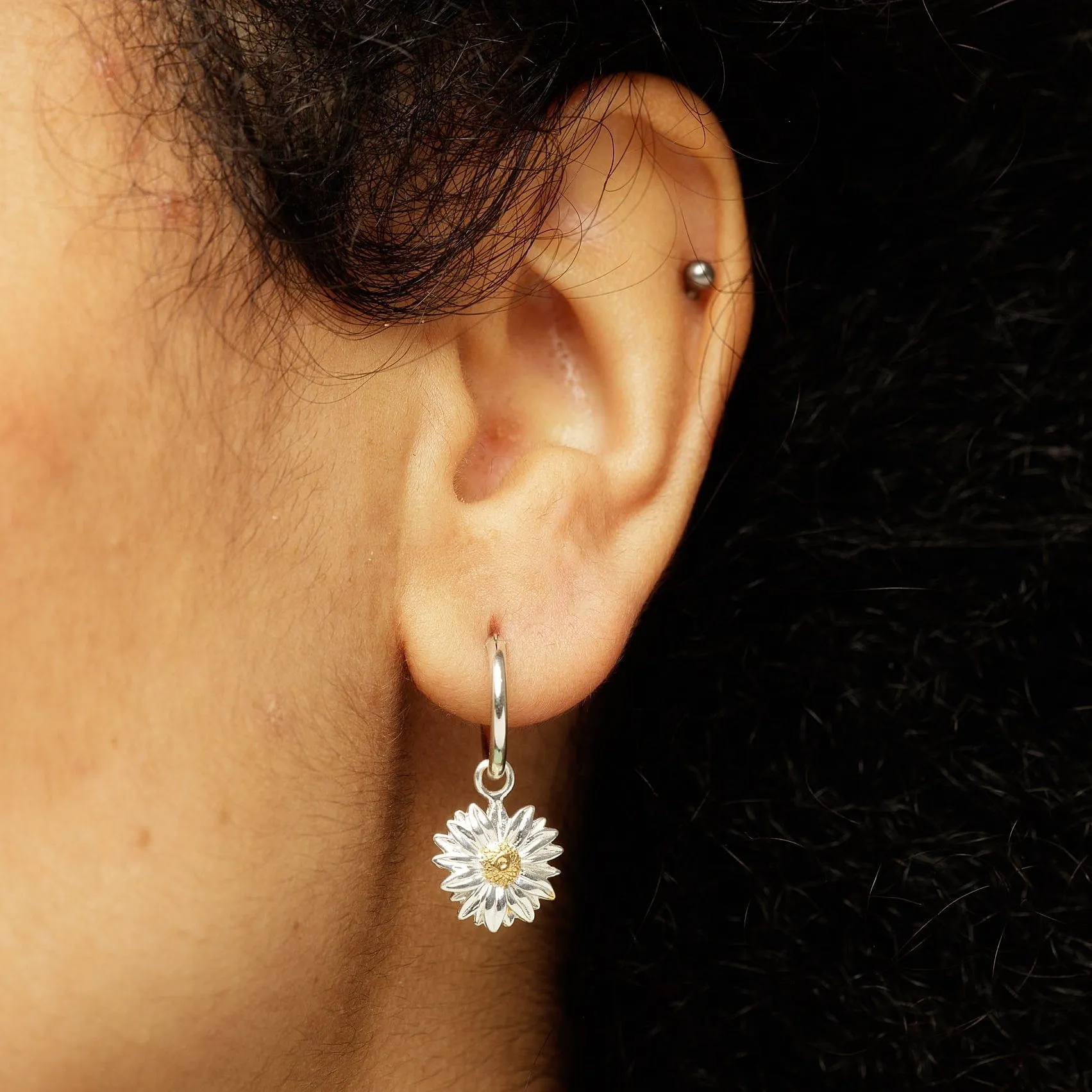 Silver Classic Mini Hoop Earrings