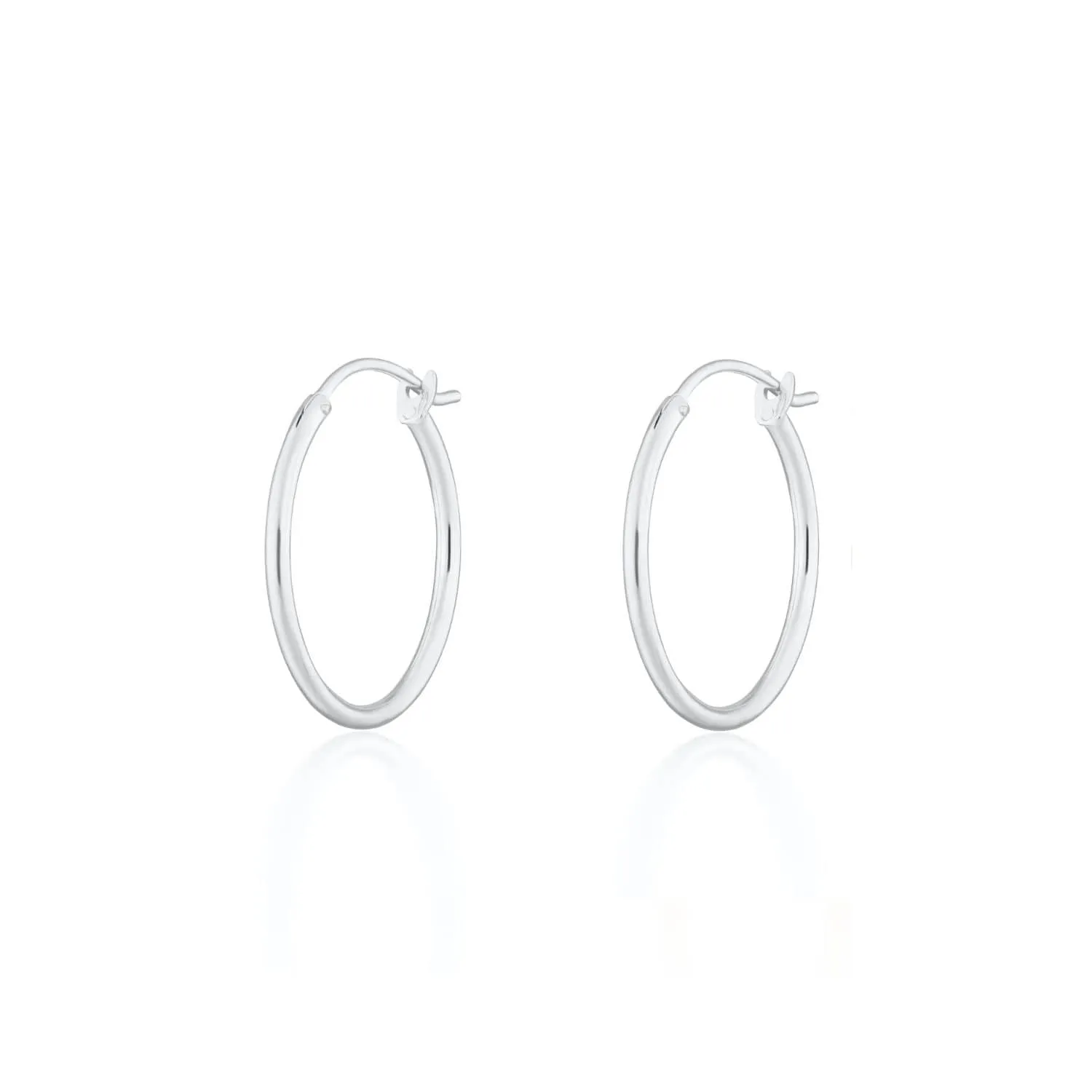 Silver Classic Mini Hoop Earrings