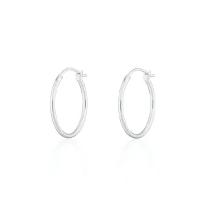 Silver Classic Mini Hoop Earrings
