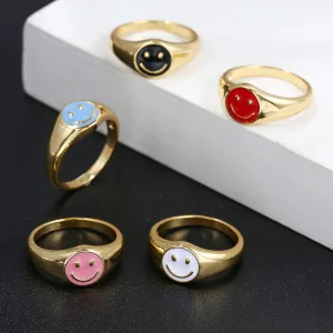 Smiley Ring Signet