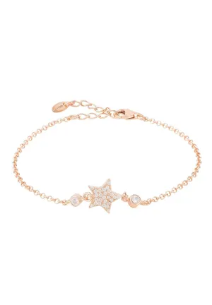 Star Lucky Bracelet White Rosegold