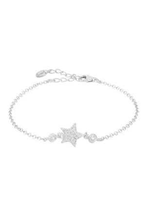Star Lucky Bracelet White Silver