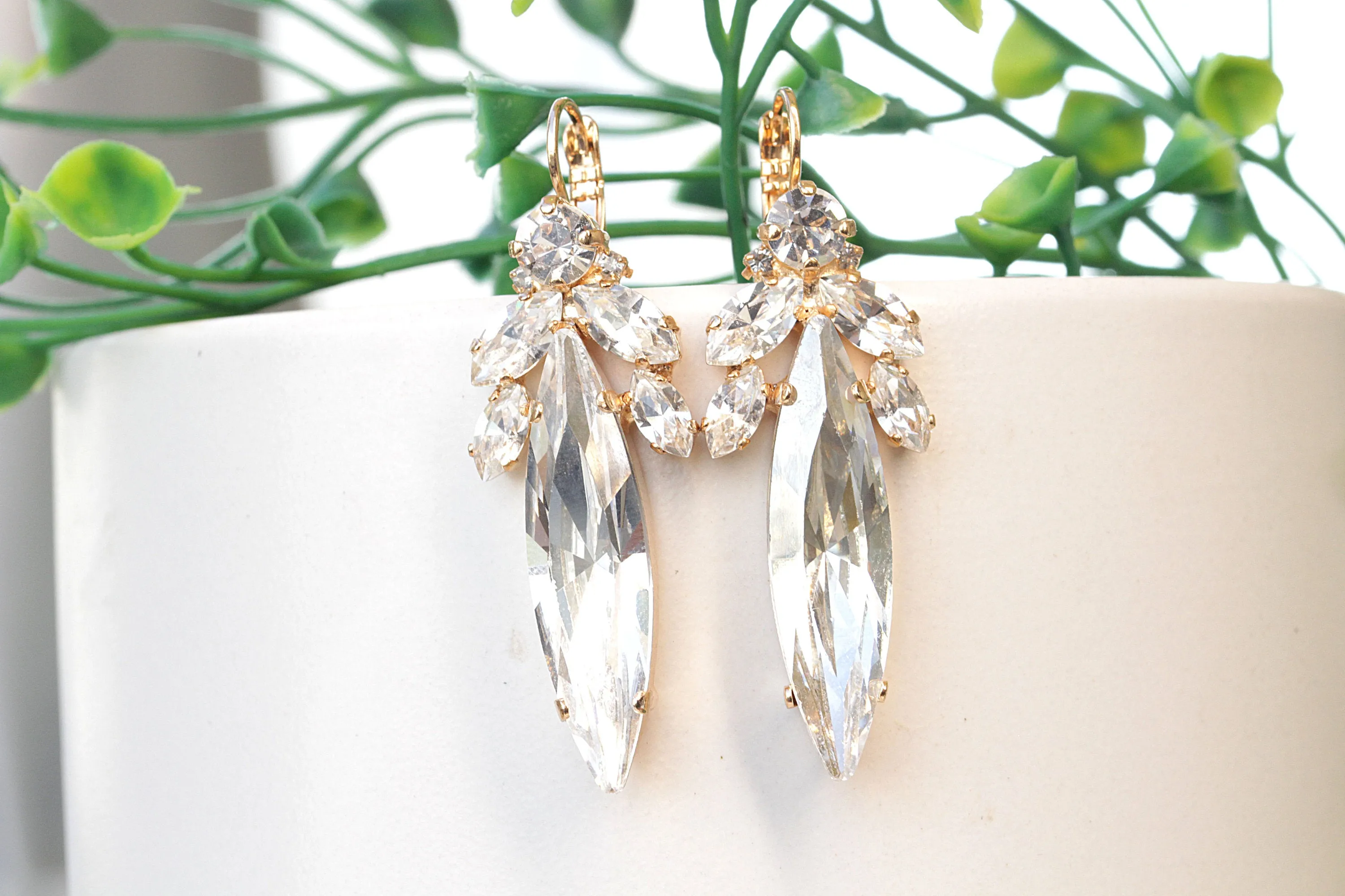 STATEMENT BRIDAL EARRINGS