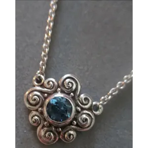 Swirl Pendant Necklace PDT24SST by Richelle Leigh