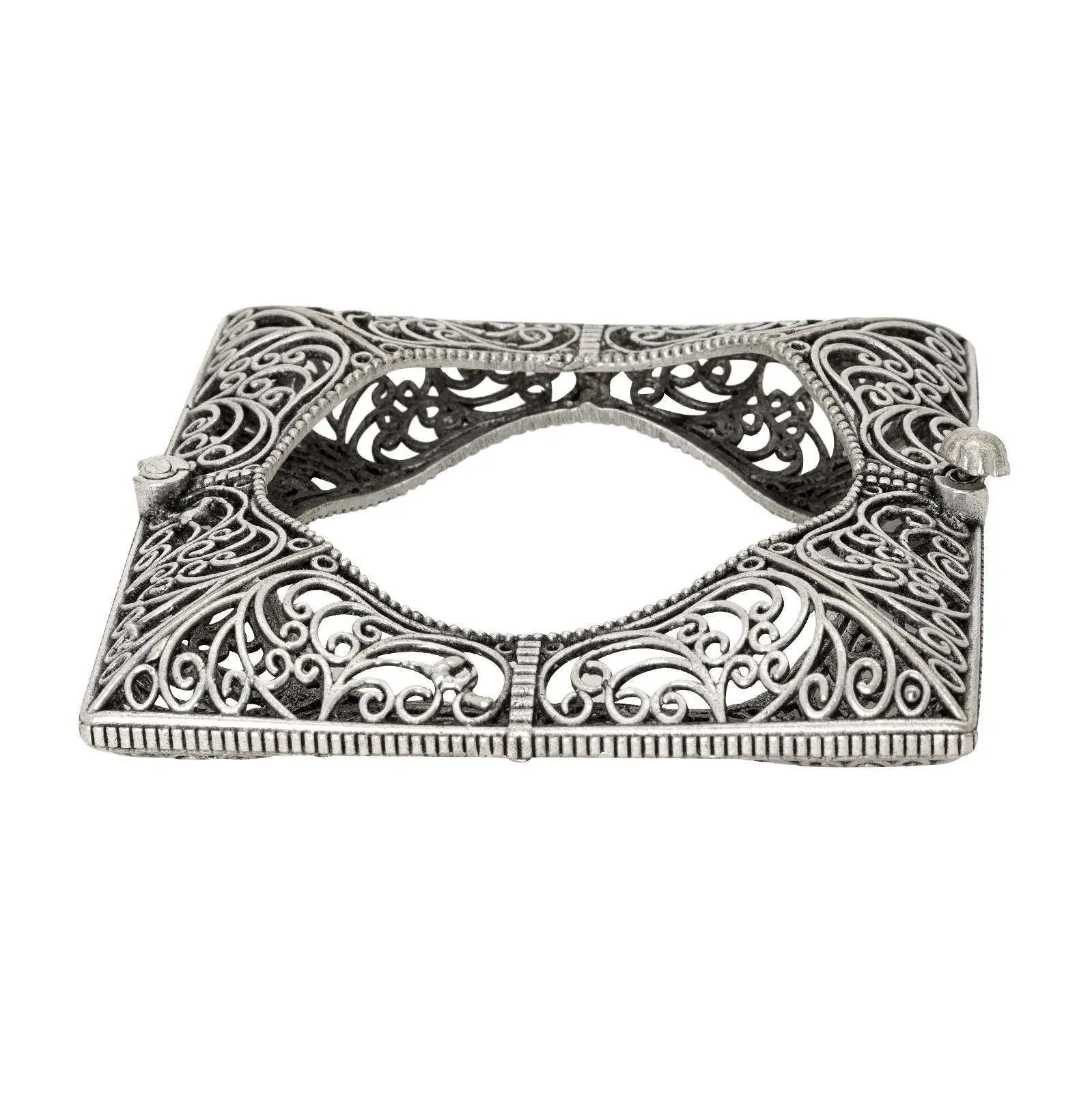 Teejh Nishika Silver Oxidised Bracelet