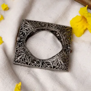 Teejh Nishika Silver Oxidised Bracelet