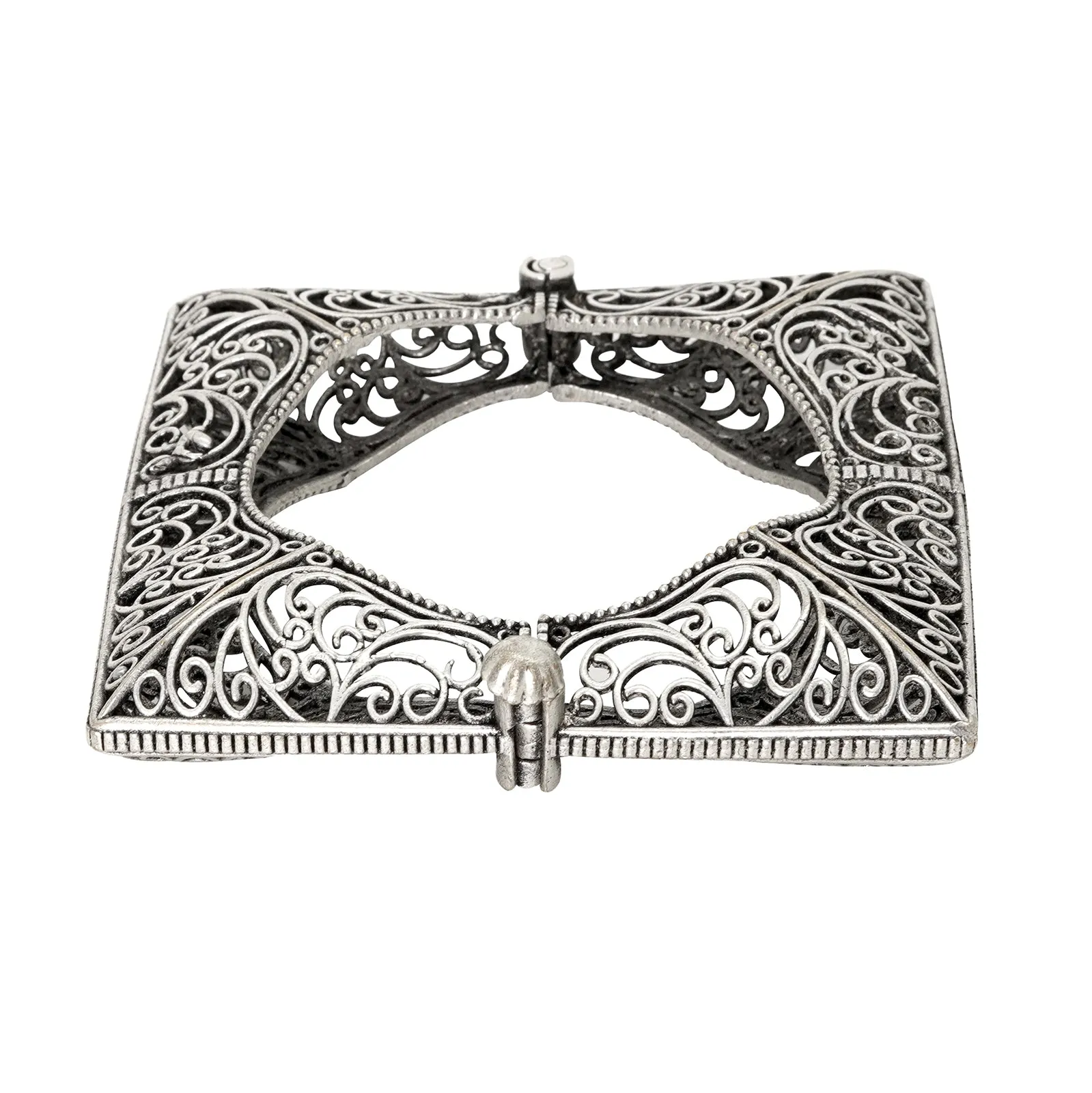 Teejh Nishika Silver Oxidised Bracelet