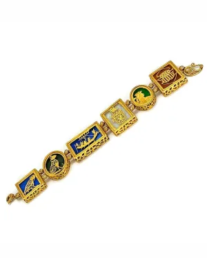 Thewa Six Piece Filigree Bracelet