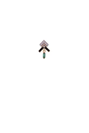 Vendome Diamond Emerald Earrings