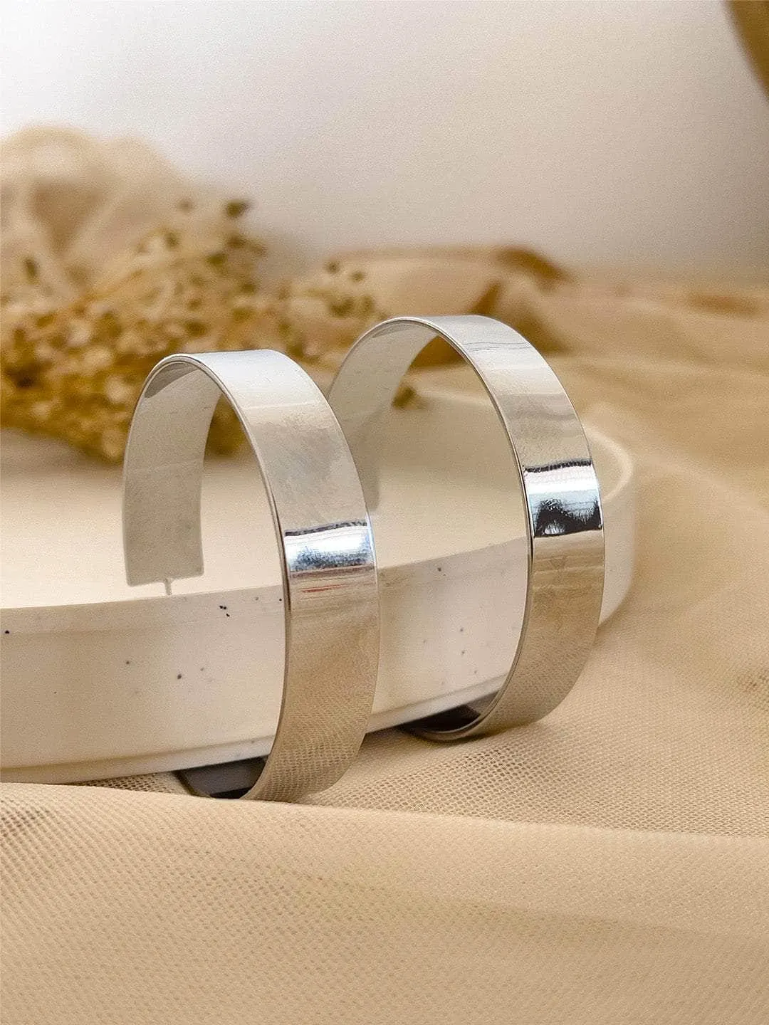Wide Chunky Big Hoops