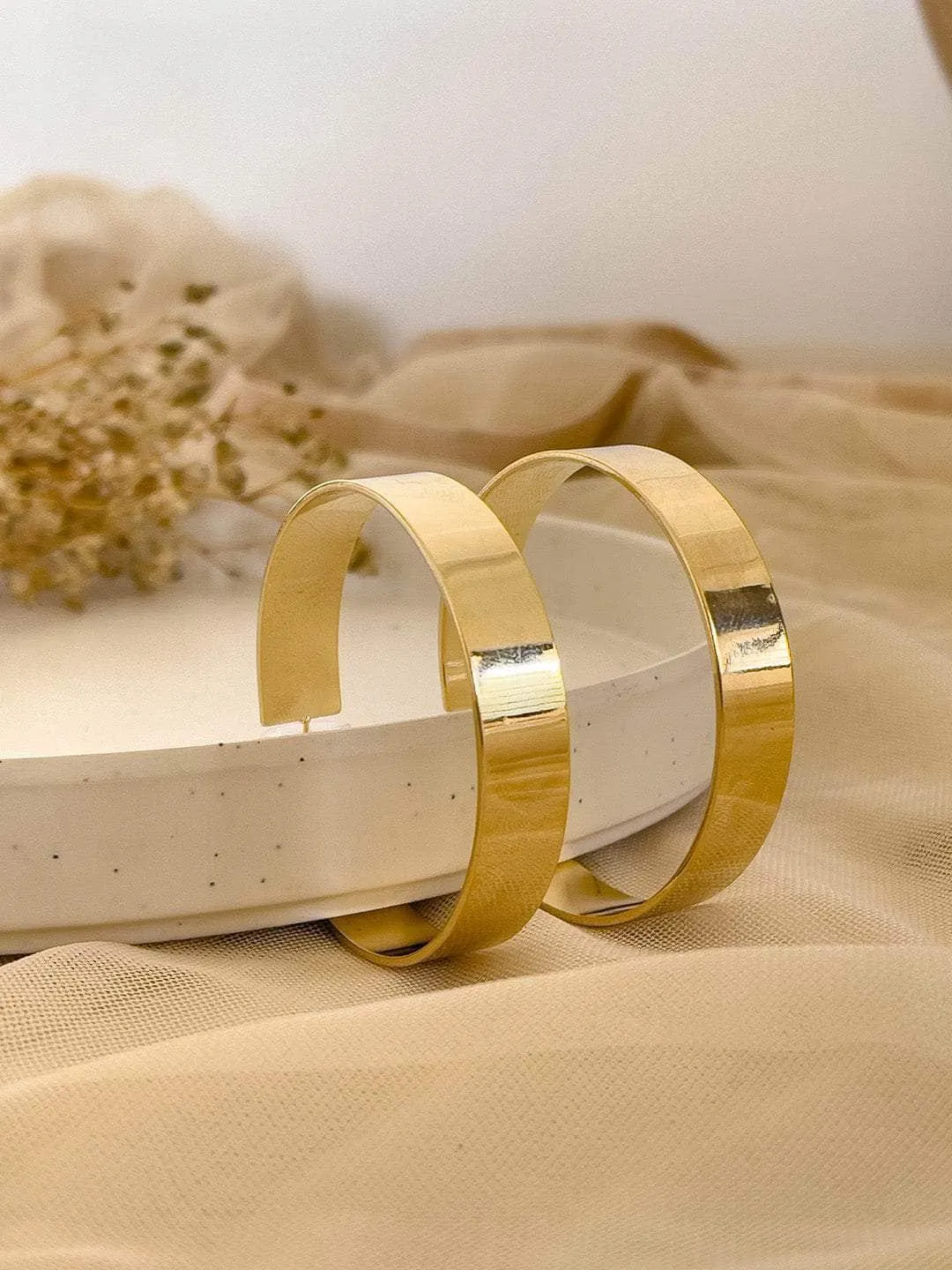 Wide Chunky Big Hoops