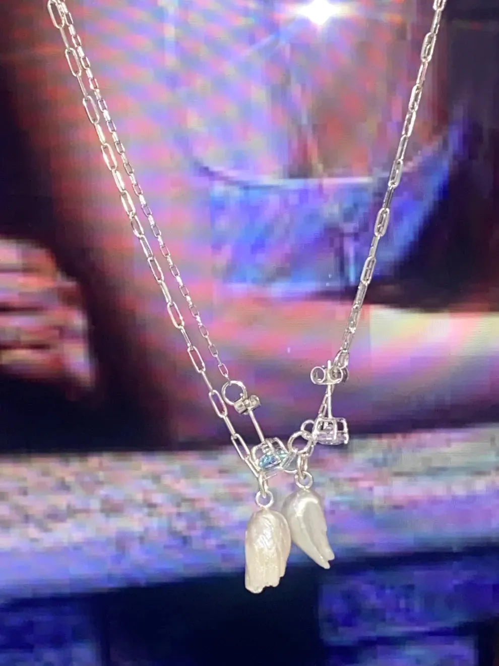 Wings of Desire / BFF Necklace Set